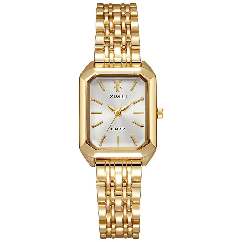 Luxury Women's Watch in Gold Stainless Steel: Elegance and Precision on the Wrist